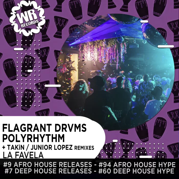 Purple album cover with dancefloor with hits